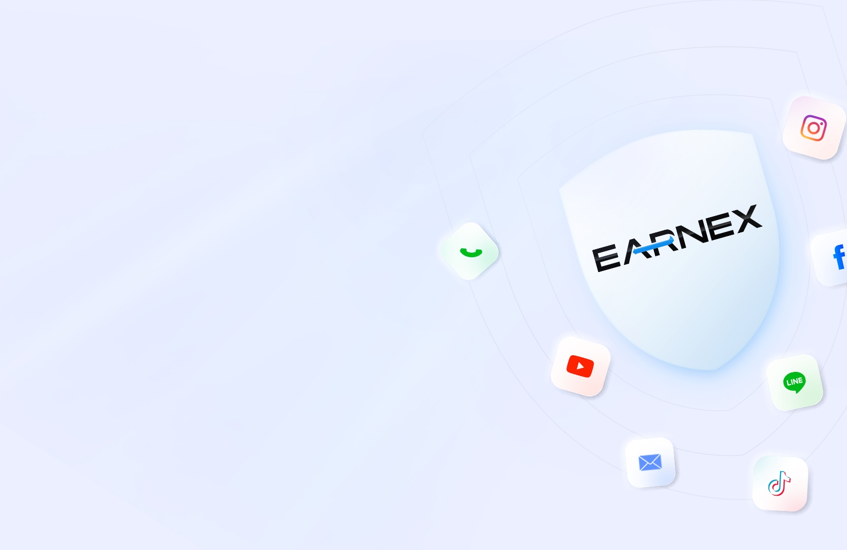 ช่องทางติดต่อทีมงาน Earnex ผ่านโซเชียลมีเดีย Facebook, Instagram, LINE, TikTok, YouTube และอีเมล พร้อมให้บริการและดูแลความปลอดภัยตลอดการใช้งาน